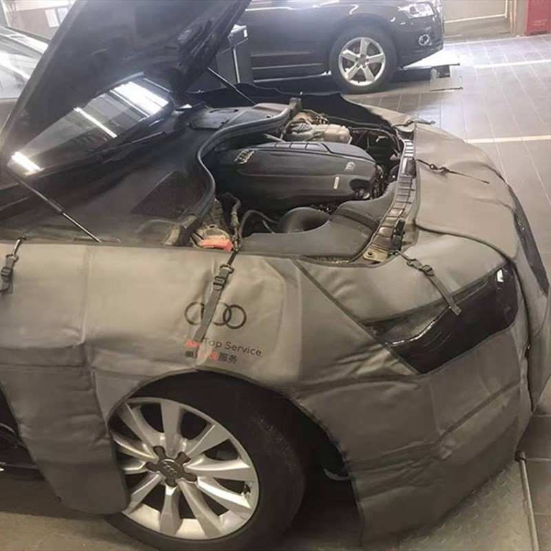 车4S店叶子板护垫布翼子板防护垫pu水洗皮革保护垫三件套维修养护