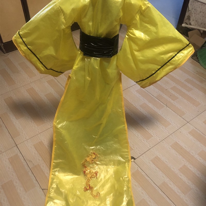 儿童成人环保龙袍儿童走秀皇帝服皇上表演服装成人舞台表演服龙袍
