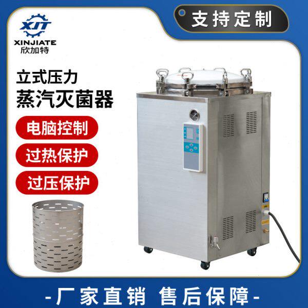 不锈钢蒸汽灭菌器 数显压力消毒锅炉 大功率全自动温压灭菌锅