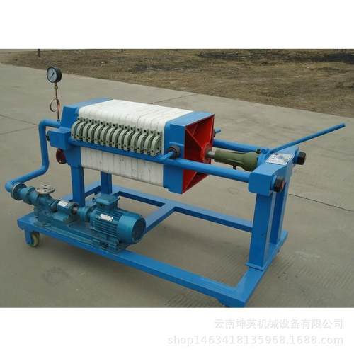 手动固液分离机化工废污水过滤处理设备全自动箱式隔膜压滤机