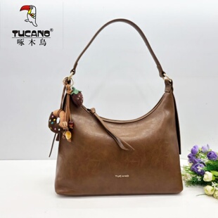 时尚 女包2025新款 真皮高级感斜挎包TBL0571 啄木鸟专柜正品 TUCANO