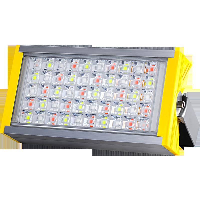 led彩色投光灯射树灯50W户外防水亮化工程照明自动变色景观庭院灯