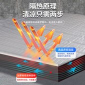 隔热棉保温棉耐高温防火自粘材料铝箔防晒膜阳光房屋顶楼顶阻燃板