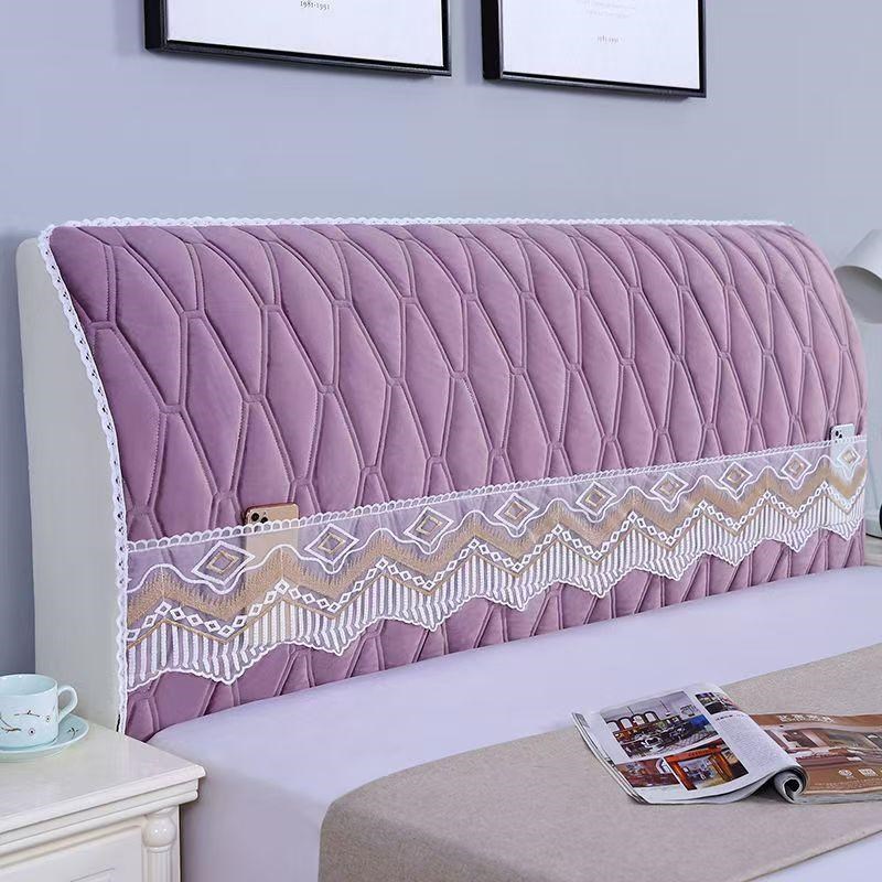 床头套罩2025新款床头罩床头套全包木床靠背弹力夹棉加厚防撞防尘