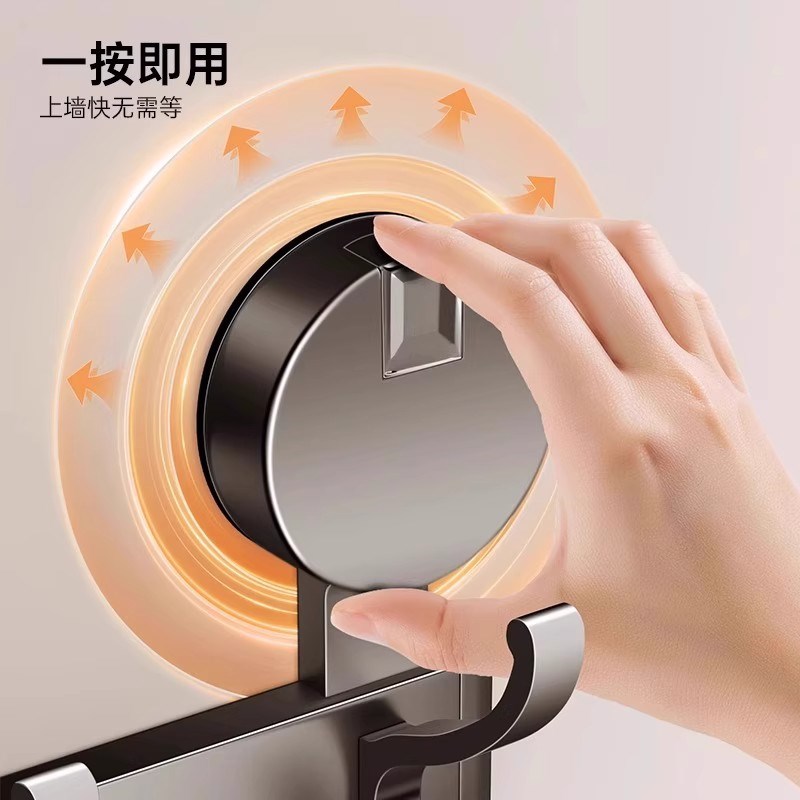 吸盘门后挂钩免打孔强力承重厨房浴室粘钩入户门置物架挂衣架收纳