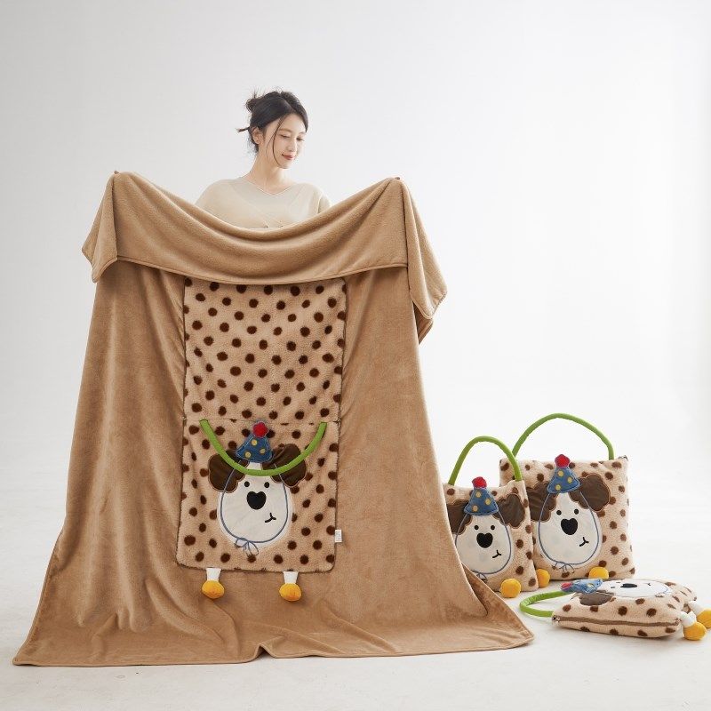 两用抱枕毯四季卡通可爱午睡午休空调汽车沙发办公室靠垫枕头手提,居家布艺,抱枕被,淘宝优惠券,粉丝福利购,淘宝优惠卷