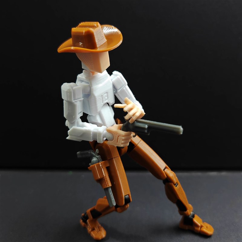 新版多关节可动人偶幸运13生日礼物玩偶摆件潮流人仔3d打印玩具