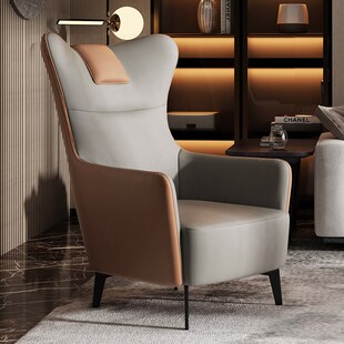 北欧轻奢设计师月子中心喂乳椅客厅休闲沙发高背卧室书房喂奶椅