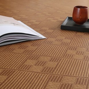 凉席地毯客厅卧室阳台家用榻榻米垫子藤编席子夏季 床边日式 天地垫