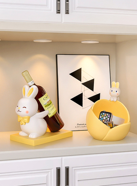 玄关入户钥匙收纳摆件进门客厅家居装饰品乔迁新居鞋柜门口置物架