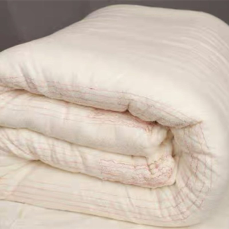 际华武汉三五零六工厂生产被子棉被棉被芯纯棉海蓝火焰篮床垫褥子