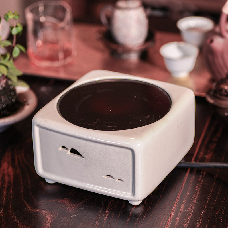 藏器堂梵山堂苏打釉近山纯白电陶炉电磁炉煮茶炉电热烧水炉煮茶器