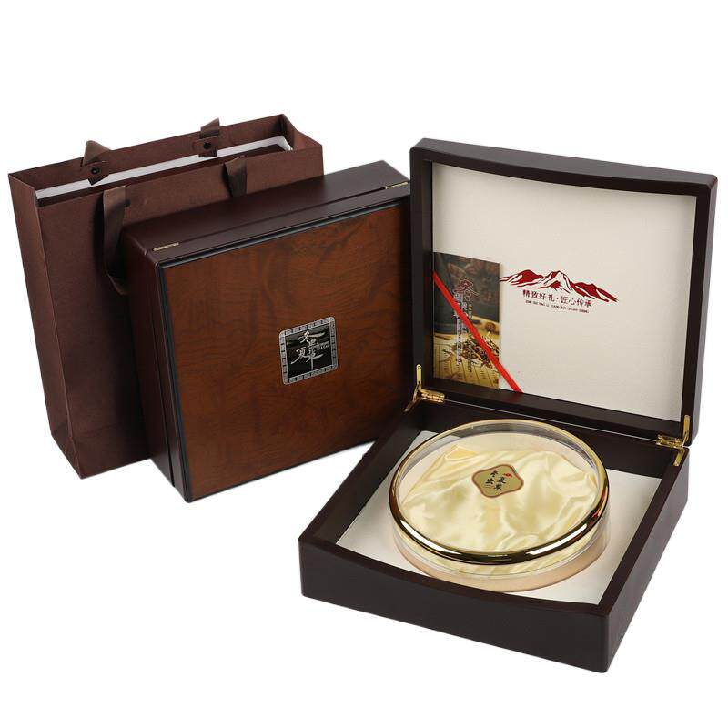 新款弧形虫草包装盒100克250克那曲虫草礼品盒冬虫夏草礼盒空盒子