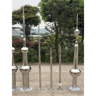 不锈钢避雷针屋顶室外别墅家用工程工业定制接闪器热镀锌GH环形塔