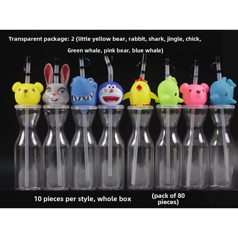 创意卡通塑料吸管杯 美女比基尼杯子 果汁饮料长颈杯 奶茶瓶包邮