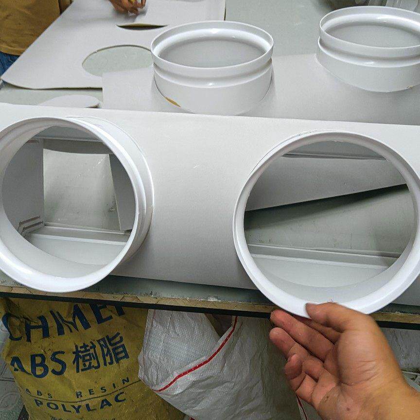 定制中央空调出风口格栅 风管机出风口导风管 分风口 圆形出风口