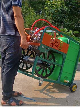 200L48V60V72V通用电动卷管打药机遥控400米充电喷雾机