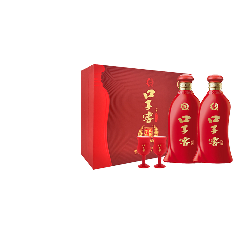 口子窖6年型礼盒52度450ml*2瓶