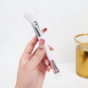 Mysp单支双头高光修容刷便携化妆刷涂抹式柔软化妆刷子懒人刷