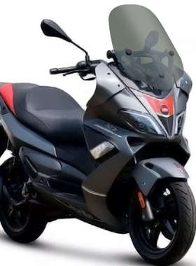 阿普利亚SR250/SR300改装挡风玻璃加高黑色烟灰色前挡风板