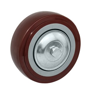 4系5寸重型高强度PU边刹万向轮承载300公斤脚轮4 SB1 5WJG68