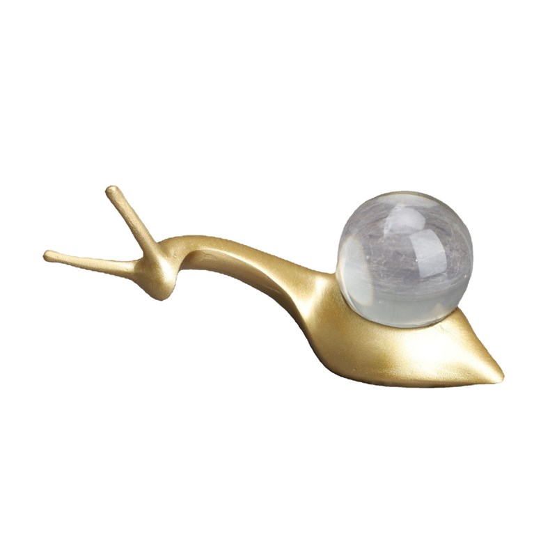 新中式蜗牛托盘六角球样板房售楼部卧室书房客厅餐厅桌面家居摆件