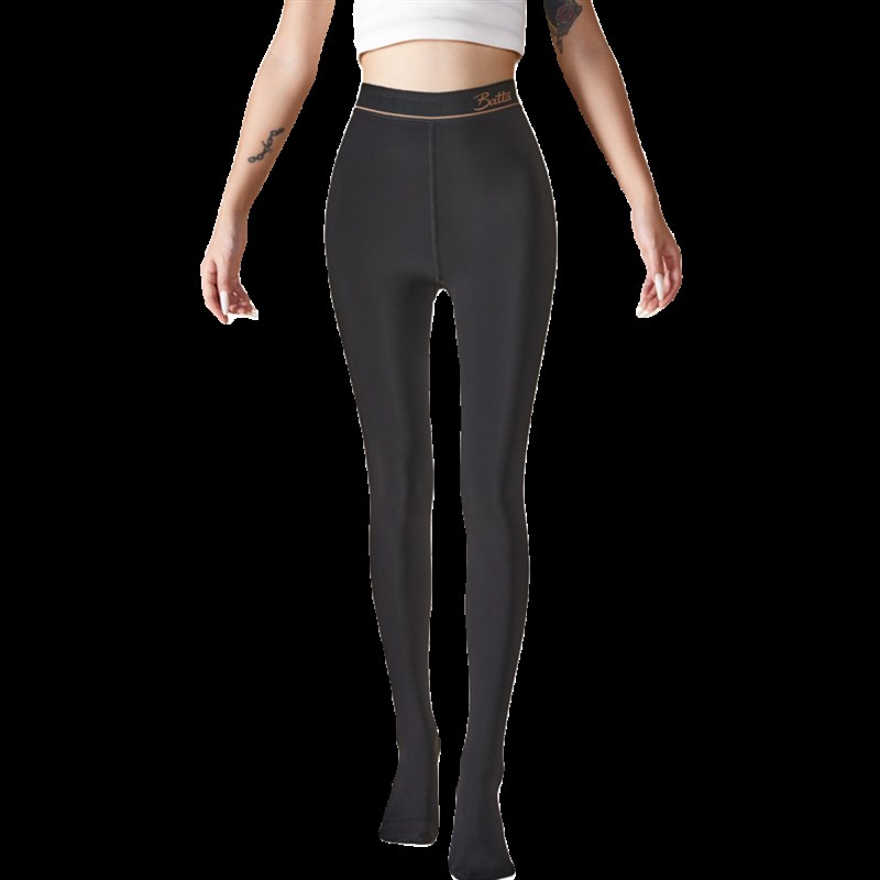 SK丝袜光腿神器7133水光裤秋冬一体裤加绒加厚裸感踩脚打底裤连袜