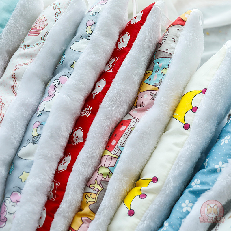 手工纯棉狗狗猫咪垫子地垫四季通用狗窝笼子车内后排绑带宠物垫子