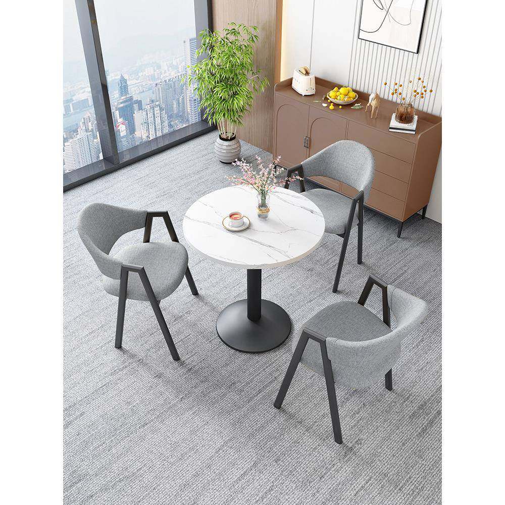 简约接待小圆桌店铺前台奶茶店会客桌椅办公室休息区洽谈桌椅组合,商业/办公家具,商用休息区家具,淘宝优惠券,粉丝福利购,淘宝优惠卷