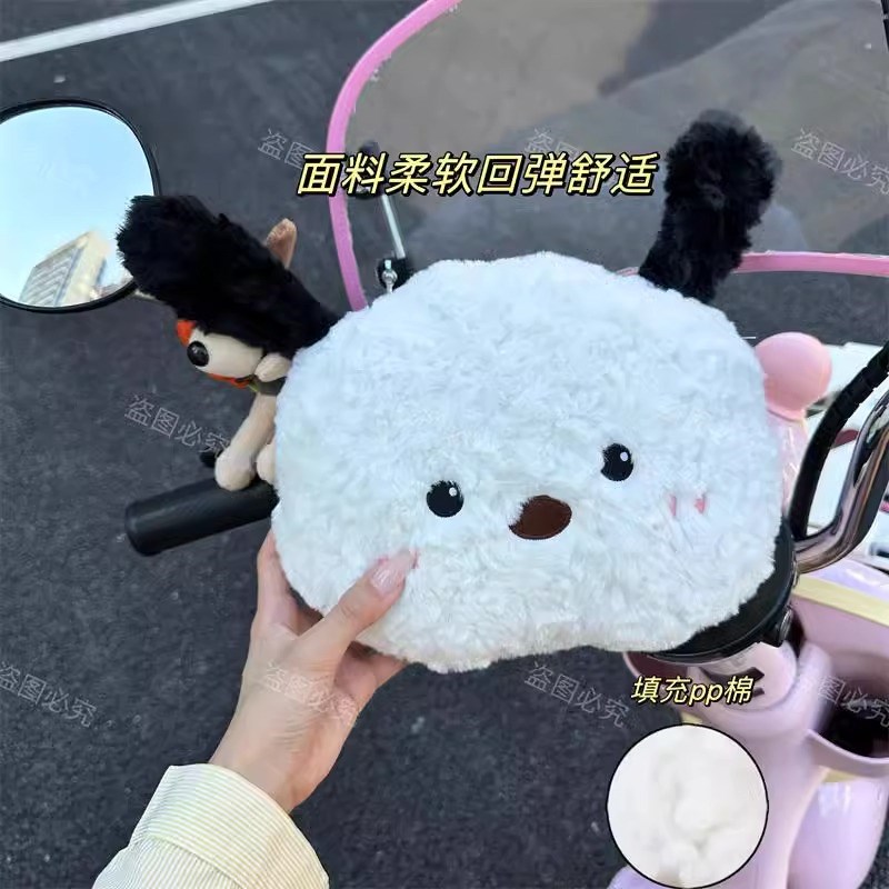 电动车儿童座椅防撞垫保护垫软包玩偶公仔宝宝防撞头神器