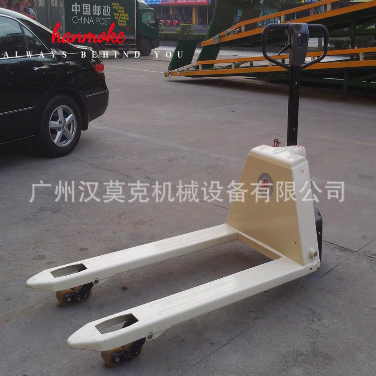 厂家生产OPK2吨电动叉车顶配步行式半电动液压搬运叉车