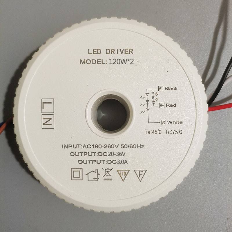 北欧吊灯控制器LED驱动电源24V72V二线三色并联电源启动器天猫