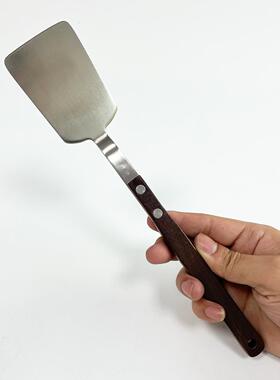 TTANG迷你小锅铲304不锈钢煎铲胡桃木柄家用炒菜铲子煎牛排鸡蛋铲