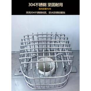 304不锈钢方形阳台地漏防堵侧漏防鼠网盖污水过滤器屋顶水管
