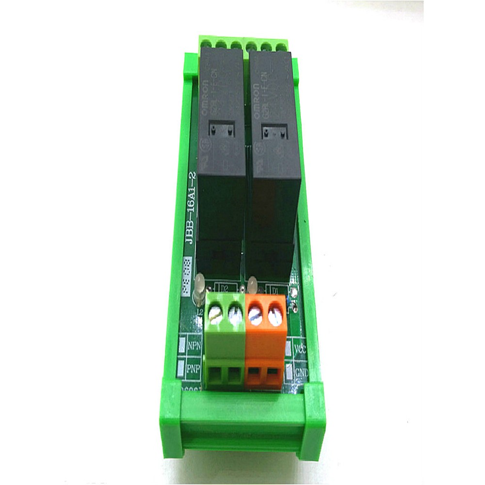 继电器模组G2RL-1-E-CN2路-24路PLC放大板兼容PNP/NPN一开一闭