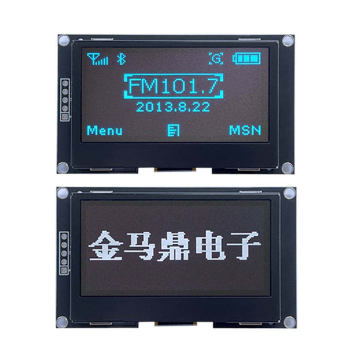 JMD2.42寸oled显示屏I2C串口5pin模块12864液晶屏驱动芯片SSD1309
