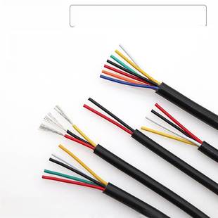 2464护套电源线数据电缆20/22/24/26Awg2/3/4芯镀锡线多股挤压铜