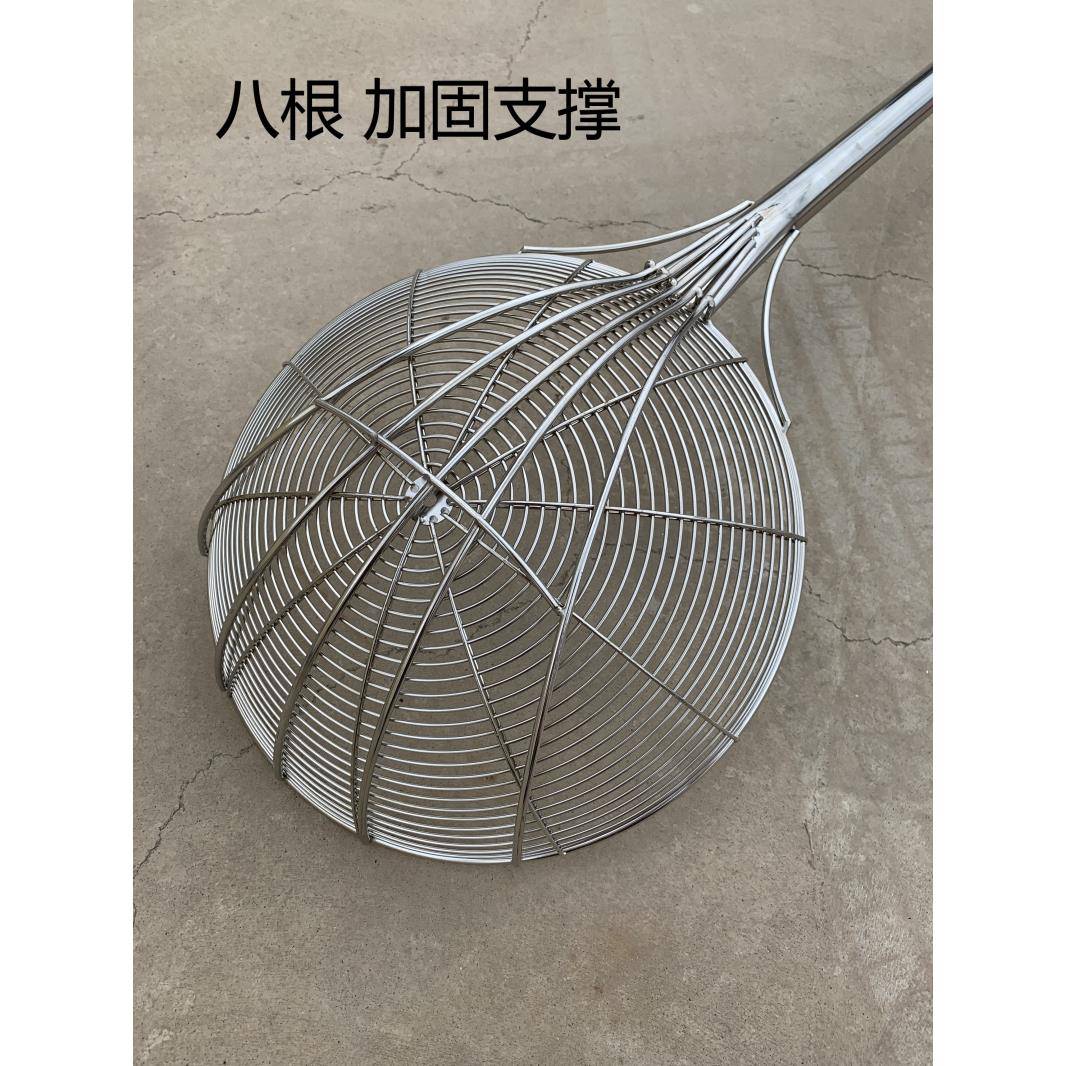 不锈钢长柄加厚线 线漏大漏勺 大笊篱油炸捞网炸篱 商用超大号过