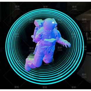 定制舞台千层镜造型成品模块 KTV酒吧台球厅氛围灯深渊镜投影模块