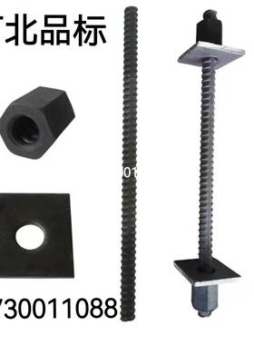 精轧螺纹钢PSB830 930 1080环氧涂层钢筋配件高强螺母垫板