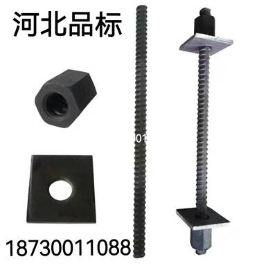 精轧螺纹钢PSB830 930 1080环氧涂层钢筋配件高强螺母垫板