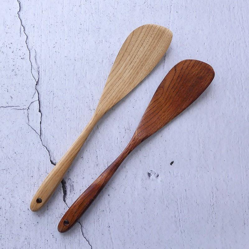 厂家直销家用木铲子不沾锅专用不伤锅实木炒菜加长柄米饭铲薄木铲