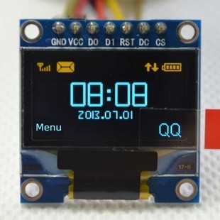 源头厂家0.96寸oled显示屏幕096寸12864OLED显示屏模块SPI接口7针