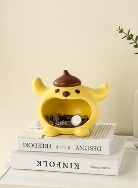 布丁狗钥匙收纳摆件玄关入户门口可爱桌面置物装饰品高颜值ins风