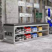 凳美发店休息区椅健身房储物长条凳子奶茶店铁艺 店试鞋 换鞋 凳服装