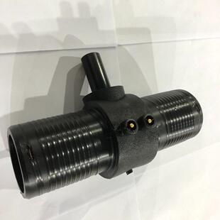 钢丝网骨架塑料复合管PE电熔异径三通管件电熔內承插电熔管件