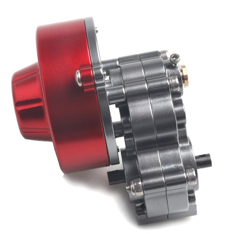 1/10攀爬车SCX10升级金属中波箱齿轮总成配件