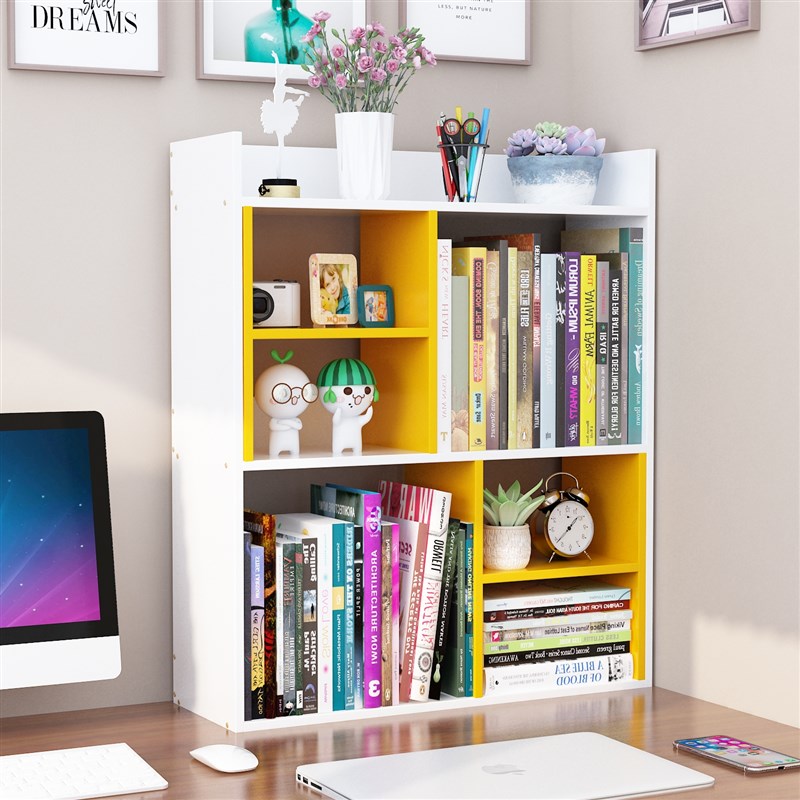 书桌上学生多层书架桌面置物架简易儿童储物办公室收纳简约省空间