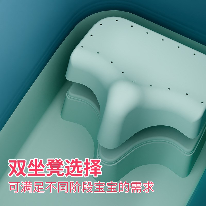婴儿洗澡盆儿童浴桶新生儿游泳浴盆大号家用可折叠坐躺小孩泡澡桶