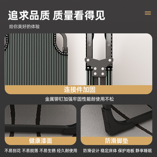 户外行 摺叠牀单a人午睡牀办公室午休牀躺椅家用陪护牀简易可携式